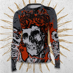 Women's : Winged Skull - Apocalypse 1333 : Rashguard