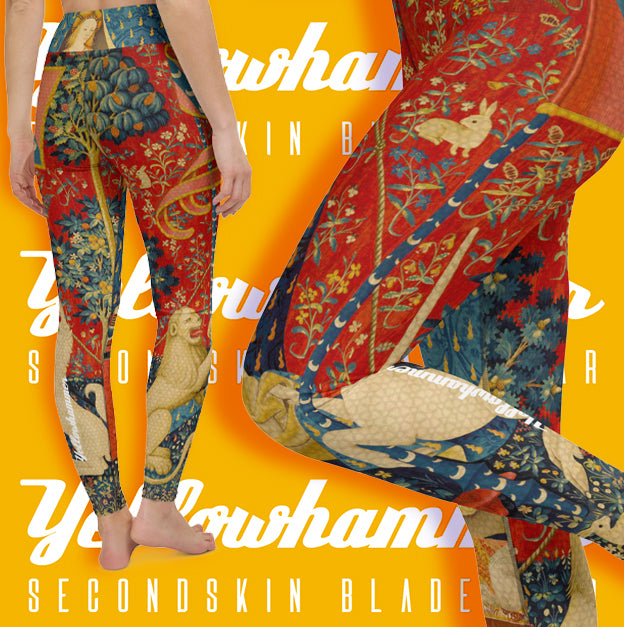 Women's : The Lady and the Unicorn : Yoga Leggings