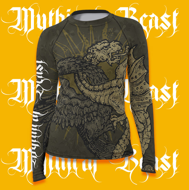 Women's - Dragon and Eagle - Mythical Beast-Rashguard