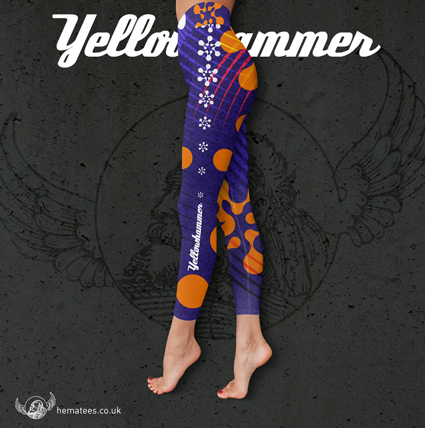 Women's Yellowhammer Alien Indigo leggings - Hematees