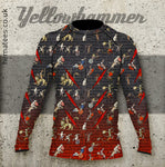 Men's Manic Medieval Marginalia Rabbits Rashguard LAST CHANCE TO BUY, WILL BE DELETED AUGUST 31ST