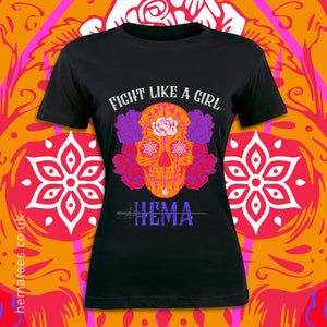 Women's Fight like a Girl Day of the Dead - Hematees