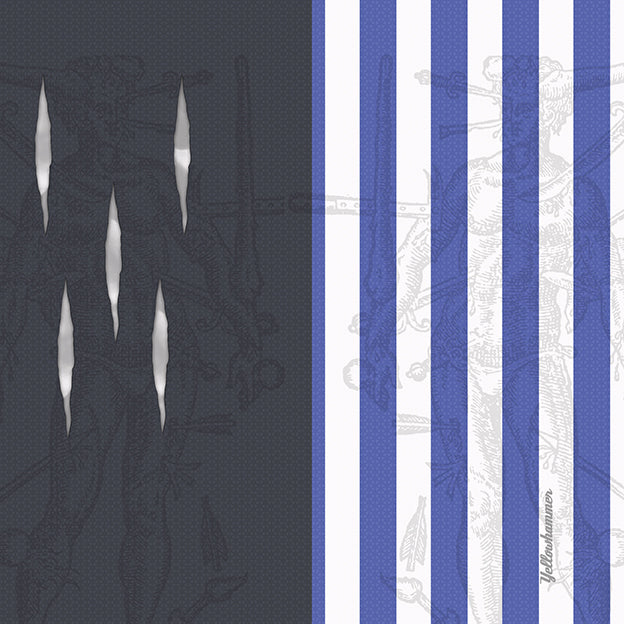 Men's Yellowhammer Blue and Grey Goliath leggings - Hematees