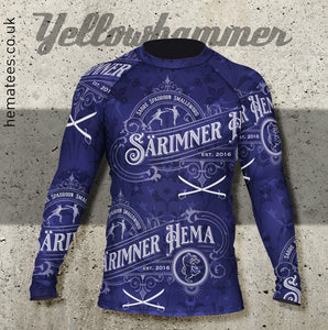 Men's Yellowhammer Custom Sarimner HEMA logo rashguard