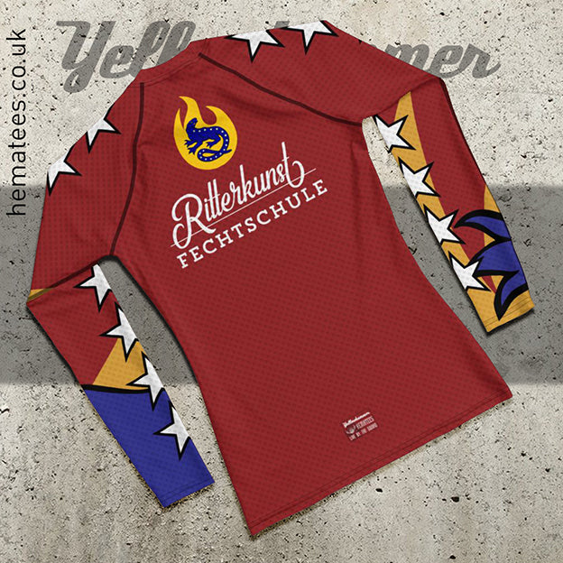 Men's Yellowhammer Ritterkunst Fechtschule Rashguard