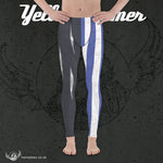 Men's Yellowhammer Blue and Grey Goliath leggings - Hematees